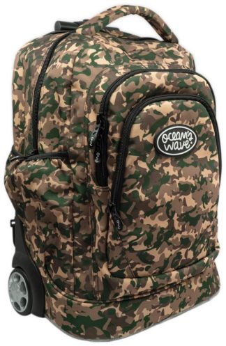 Ocean Wave Mochila Camuflaje Militar con ruedas