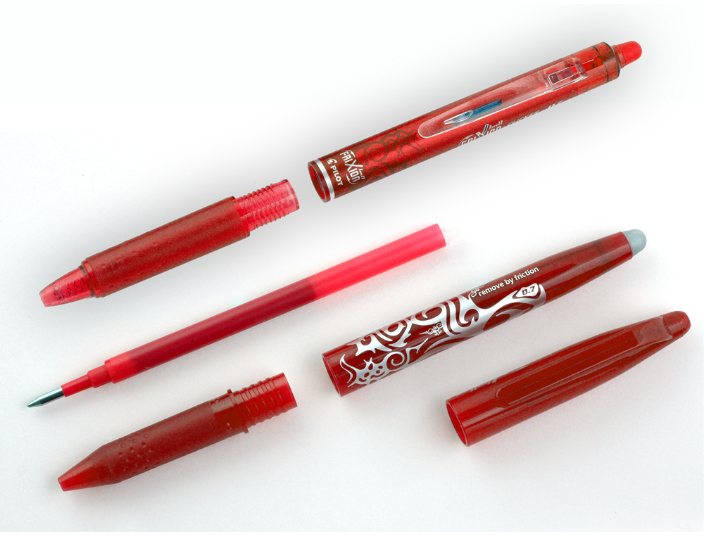 Recambio boligrafo pilot frixion ball rojo caja de 3 unidades